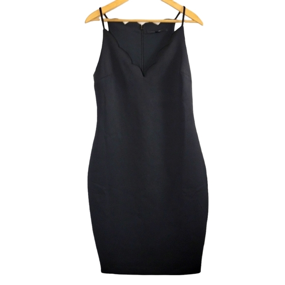 Guess Salina Scuba Dress Size Medium Black - Picture 2 of 16